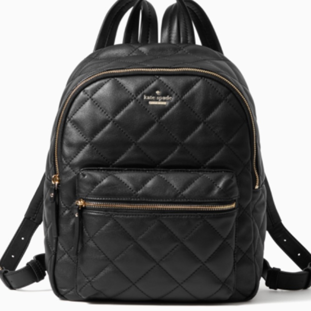 Nwt Emerson place ginnie leather black backpack - Picture 1 of 4
